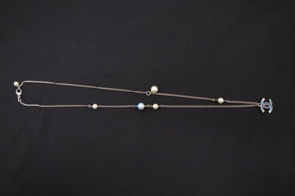 Chanel Necklace in Silver and Blue