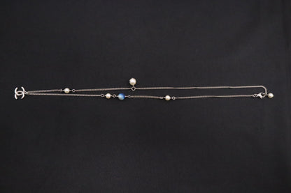 Chanel Necklace in Silver and Blue