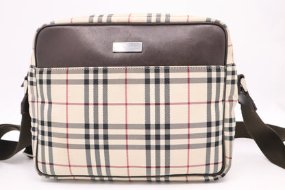 Burberry Crossbody in Nova Check Canvas