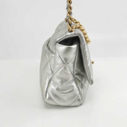 Chanel 19 Bag Small Silver Crossbody Bag