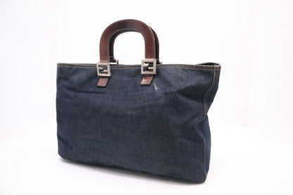 Fendi Handbag in Denim Canvas