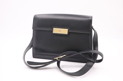 Dior Shoulder Bag in Black Leather