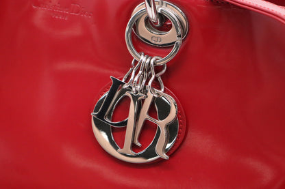 Dior Lady Dior Large in Red Leather