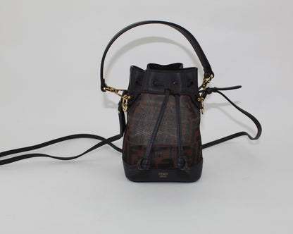 FENDI MINI MON TRESOR BUCKET BAG