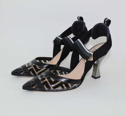 FENDI COLIBRÌ SLINGBACK PUMPS
