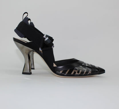 FENDI COLIBRÌ SLINGBACK PUMPS