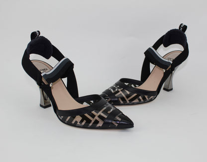 FENDI COLIBRÌ SLINGBACK PUMPS