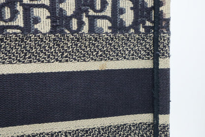 Dior Large Book Tote in Blue Oblique Canvas