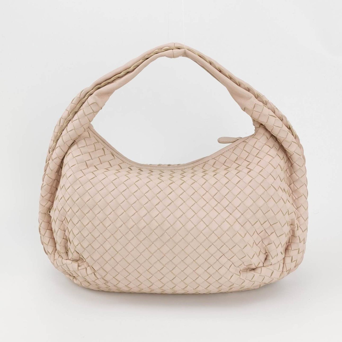 Bottega Veneta Belly Hobo Intrecciato Light Pastel Pink Nappa Leather Medium