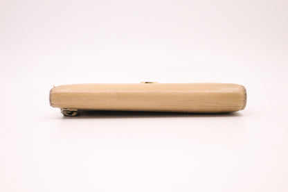 Chanel Coin Case in Beige Leather