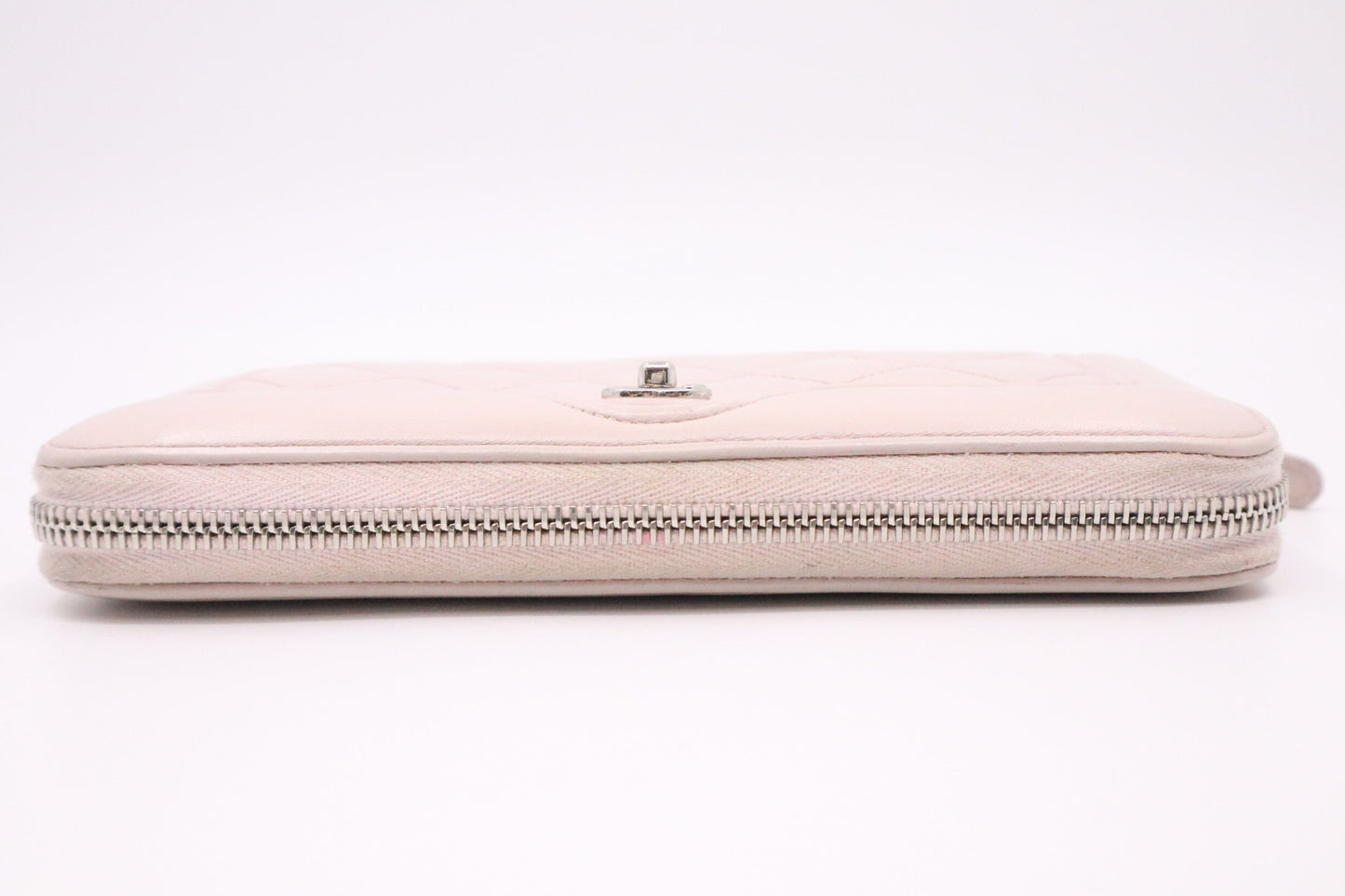 Chanel Long Wallet in Pink MatelassÃ© Leather