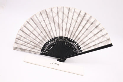 Celine Fan in Black, White, & Gray