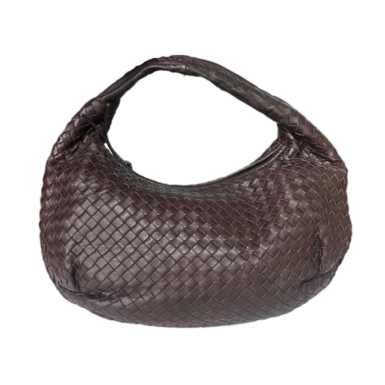 Bottega Veneta Brown Belly Hobo Intrecciato Nappa Leather Handbag