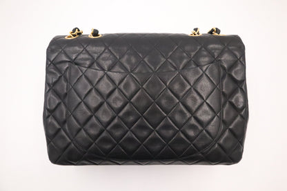 Chanel Maxi Flap in Black MatelassÃ© Leather
