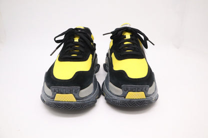 Balenciaga Triple S Sneakers in Black & Yellow