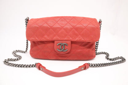 Chanel Coco Daily Flap in Red Leather