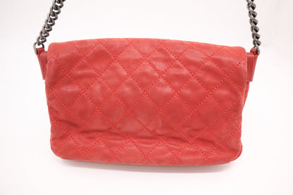 Chanel Coco Daily Flap in Red Leather