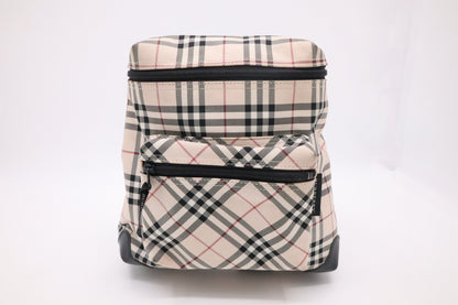 Burberry Backpack in Beige Check Nylon