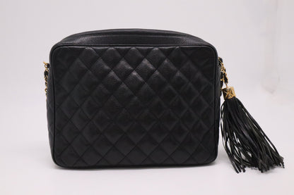 Chanel Camera Bag in Black Caviar Leather