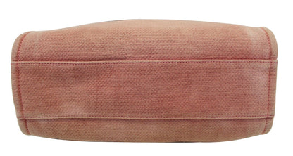CHANEL Light Pink Canvas Deauville Medium Tote Bag