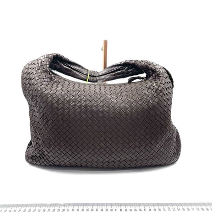 Bottega Veneta Hobo Bag Large Dark Brown Lambskin leather