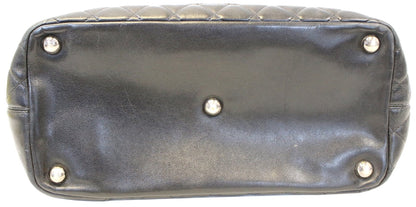 CHANEL Black CalfSkin Leather Large Cambon Tote Bag