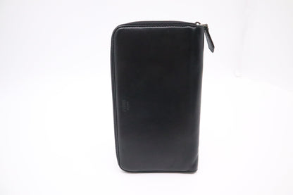 Fendi Long Wallet in Black Leather