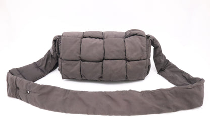 Bottega Veneta Padded Tech Cassette in Brown Nylon