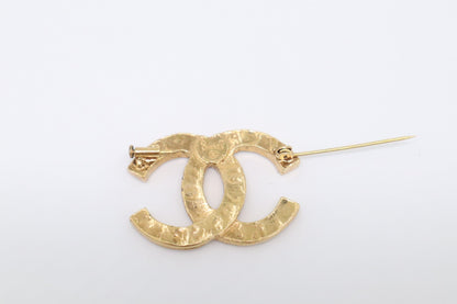 Chanel CC Rhinestone Brooch