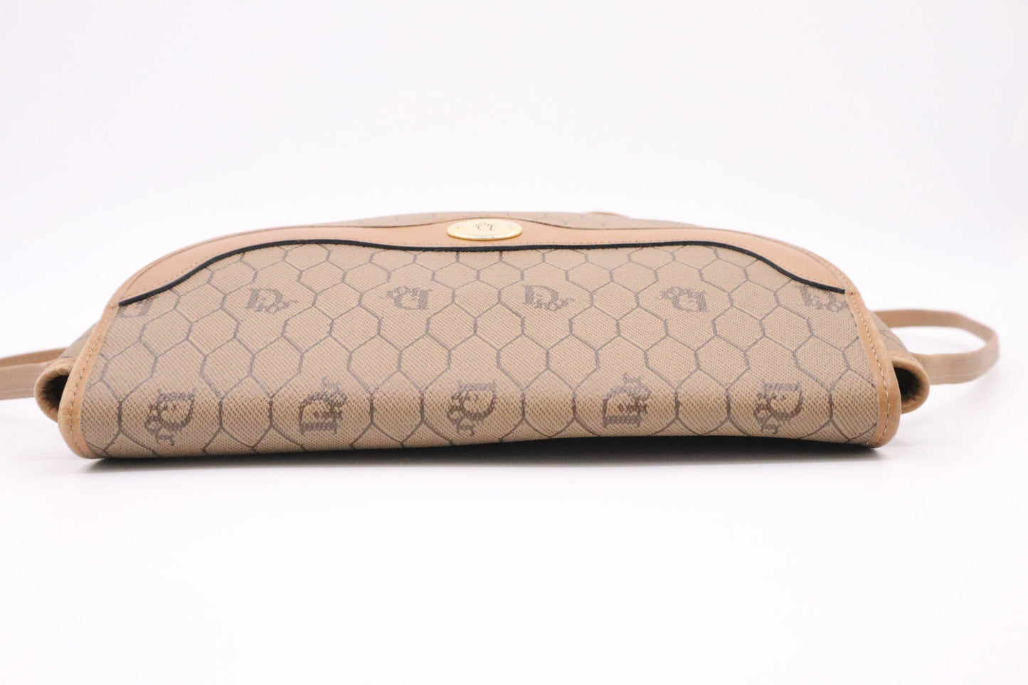 Dior Crossbody Bag in Brown Honeycomb Canvas