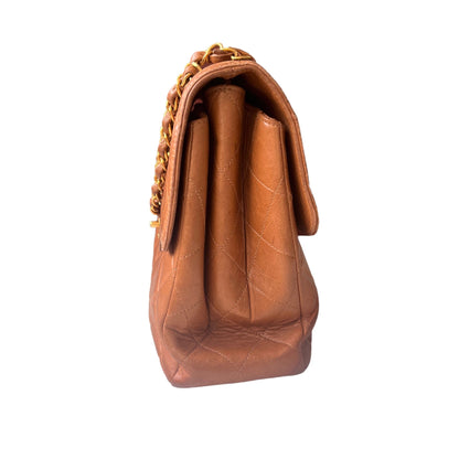 Chanel Double Sided Classic Flap Caramel Leather Handbag