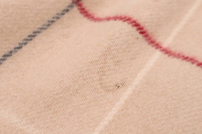 Burberry Scarf in Beige Checked New Wool