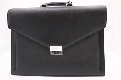 Burberry Briefcase in Black Leather