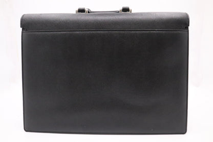 Burberry Briefcase in Black Leather