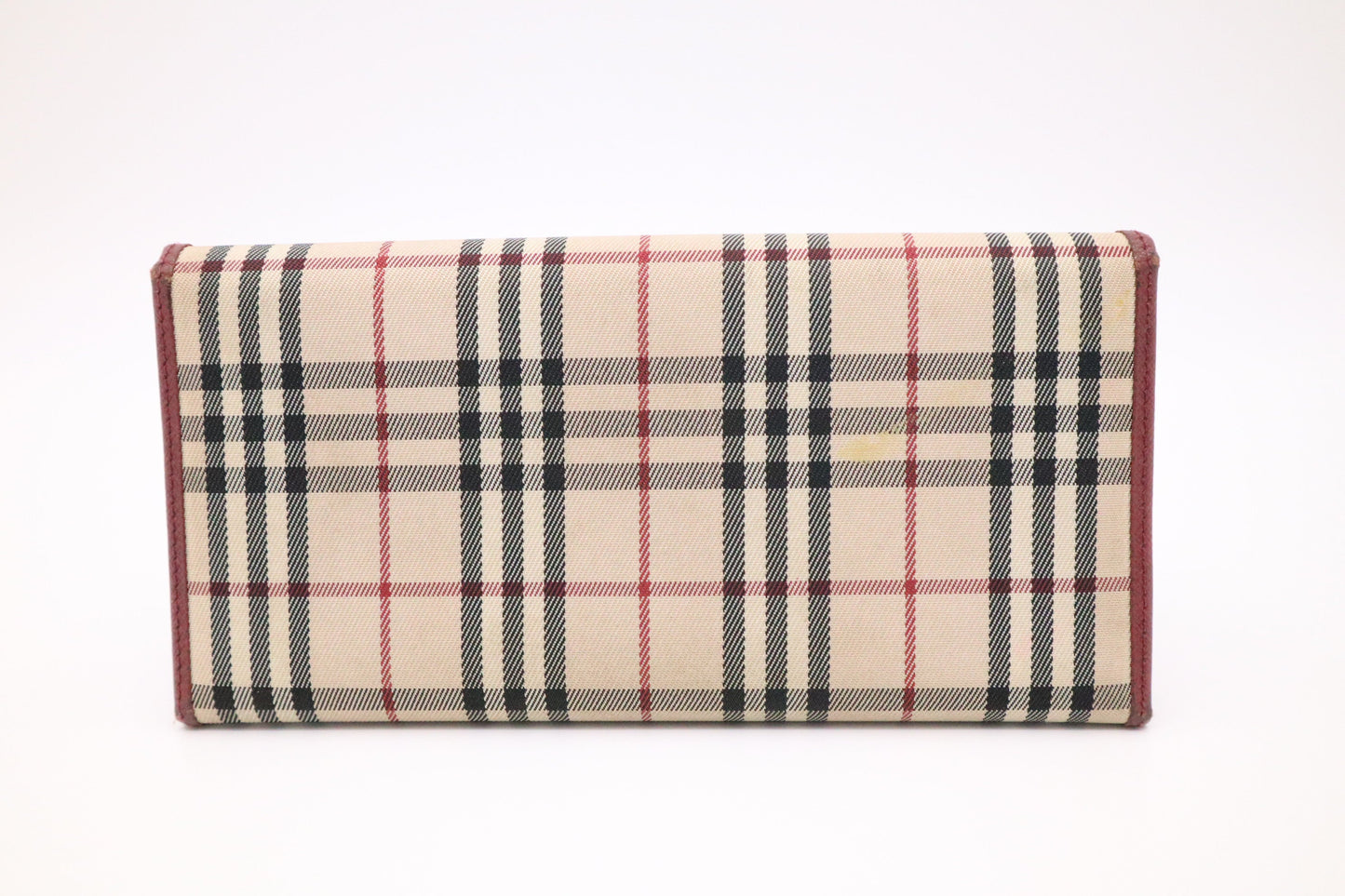 Burberry Long Wallet in Novacheck Canvas