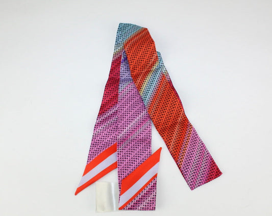 Fendi Wrappy Multicolor Silk Bandeau