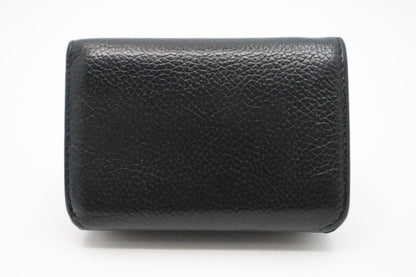 Balenciaga Compact Wallet in Black Leather