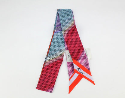 Fendi Wrappy Multicolor Silk Bandeau