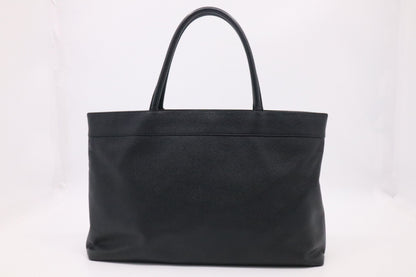 Chanel Tote in Black Caviar Leather