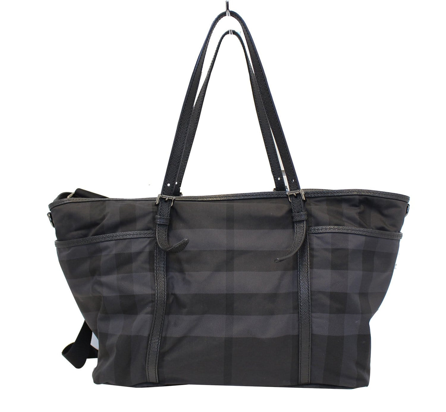 BURBERRY Graceford Tonal Check Diaper Shoulder Bag