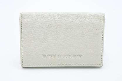 Burberry Card Case in Ivory Leather