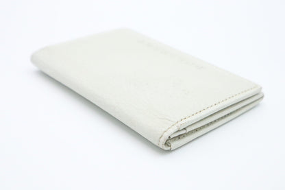 Burberry Card Case in Ivory Leather