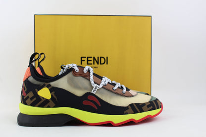 FENDI FREEDOM FF PATCHWORK SNEAKERS