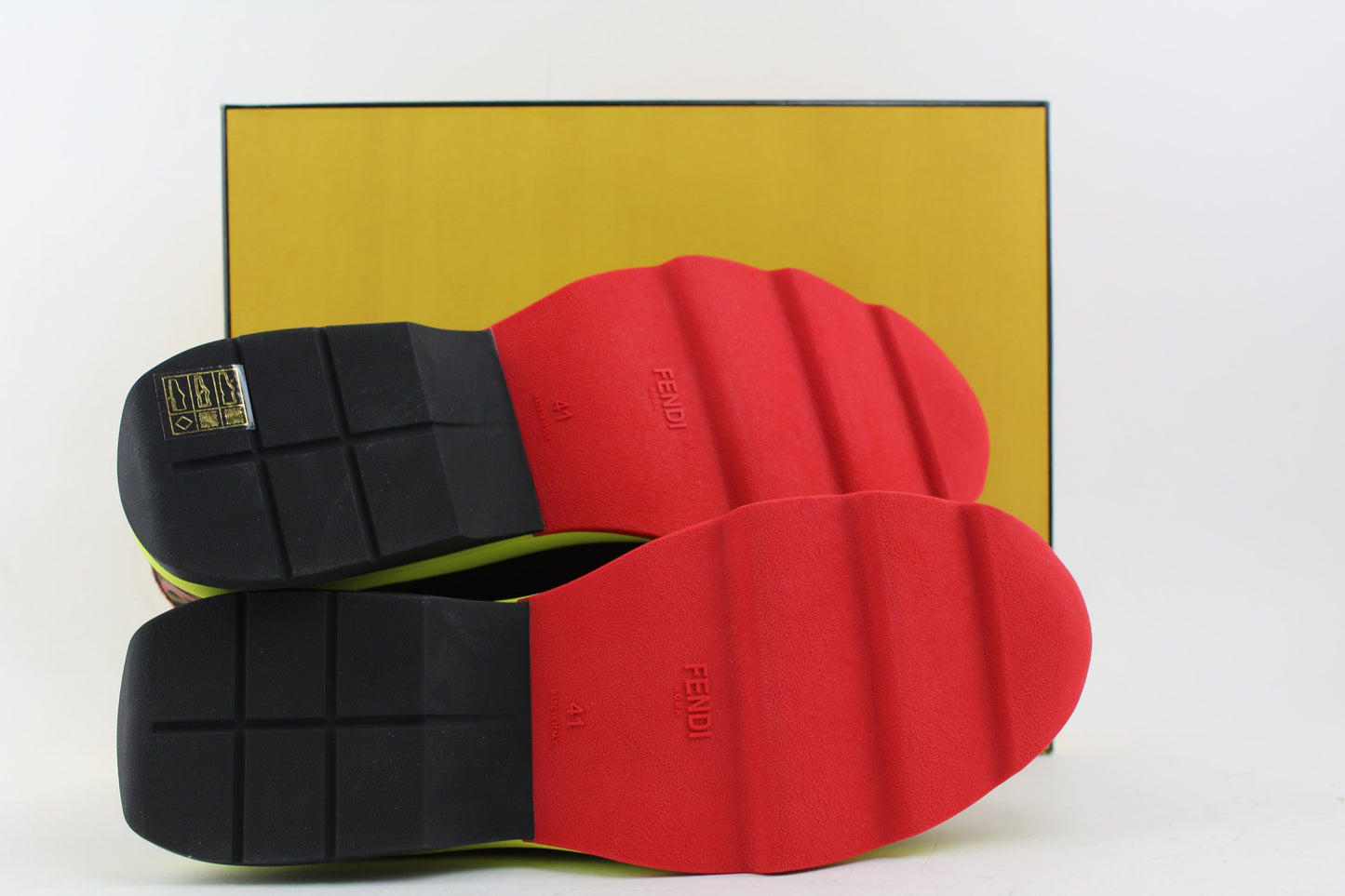 FENDI FREEDOM FF PATCHWORK SNEAKERS