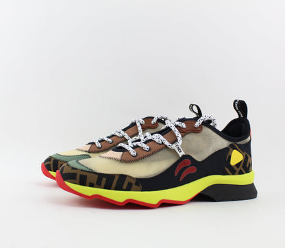 FENDI FREEDOM FF PATCHWORK SNEAKERS
