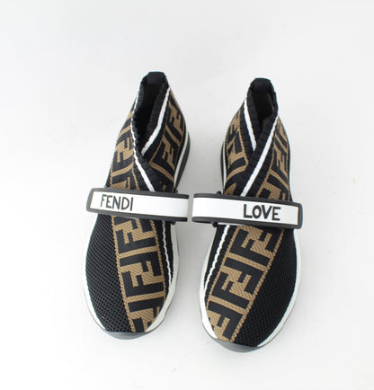 FENDI ROCKOKO SNEAKERS SIZE 38
