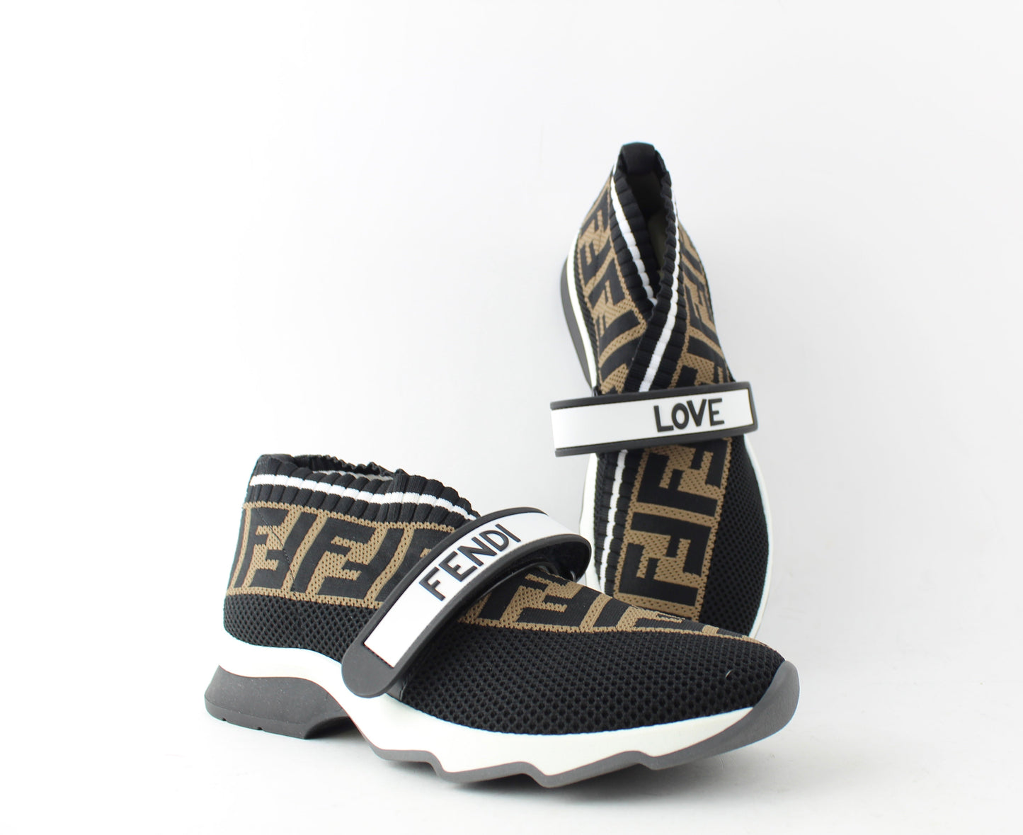 FENDI ROCKOKO SNEAKERS SIZE 38