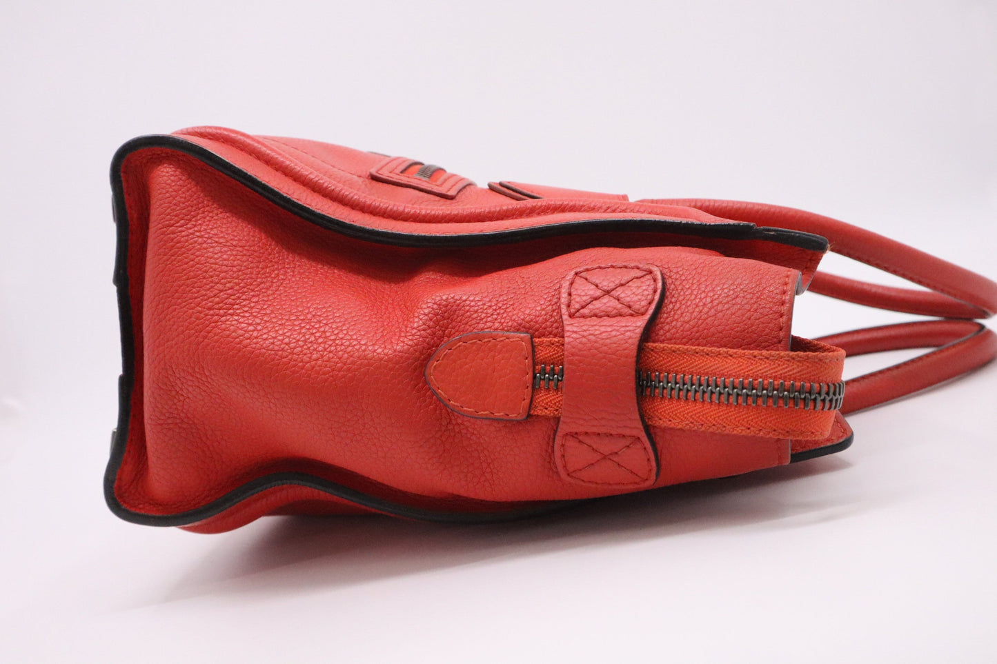 Celine Luggage in Red Leather