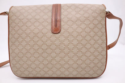 Celine Crossbody Bag in Beige Macadam Canvas