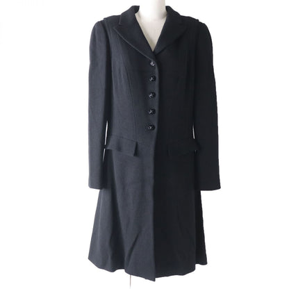 CHANEL coat Outer: 100% wool, Lining: 100% silk black Women 44